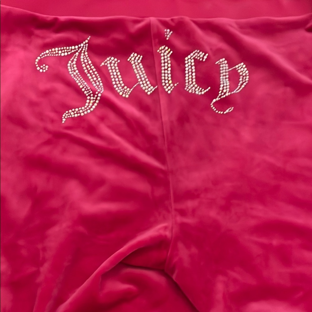 Juicy Couture Fuchsia Velour Trousers